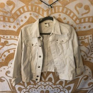White H&M Jean Jacket